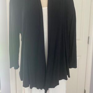 JJILL WEAREVER 5 PIECE CO-ORDINATING BLACK STRETCH SET.